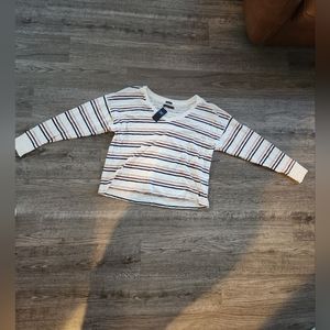 Abercrombie striped cotton t-shirt